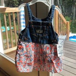 FINAL PRICE Carters Little denim skirt overall